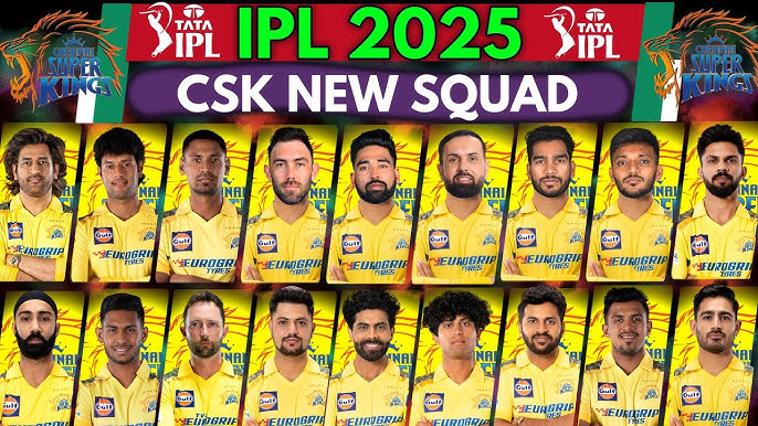 Chennai Super Kings squad IPL 2025